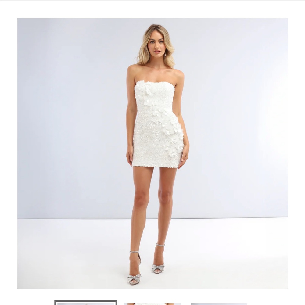 Helsi-Chic Strapless White Dress